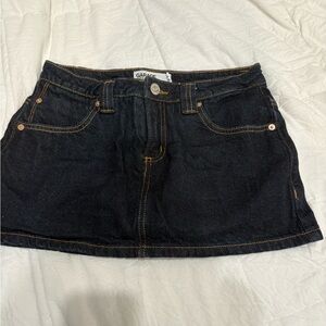 Garage XS Denim Skirt (shorts inside)